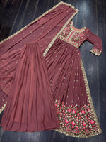 Load image into Gallery viewer, Geetha Faux Georgette Anarkali | Shoppers Trend