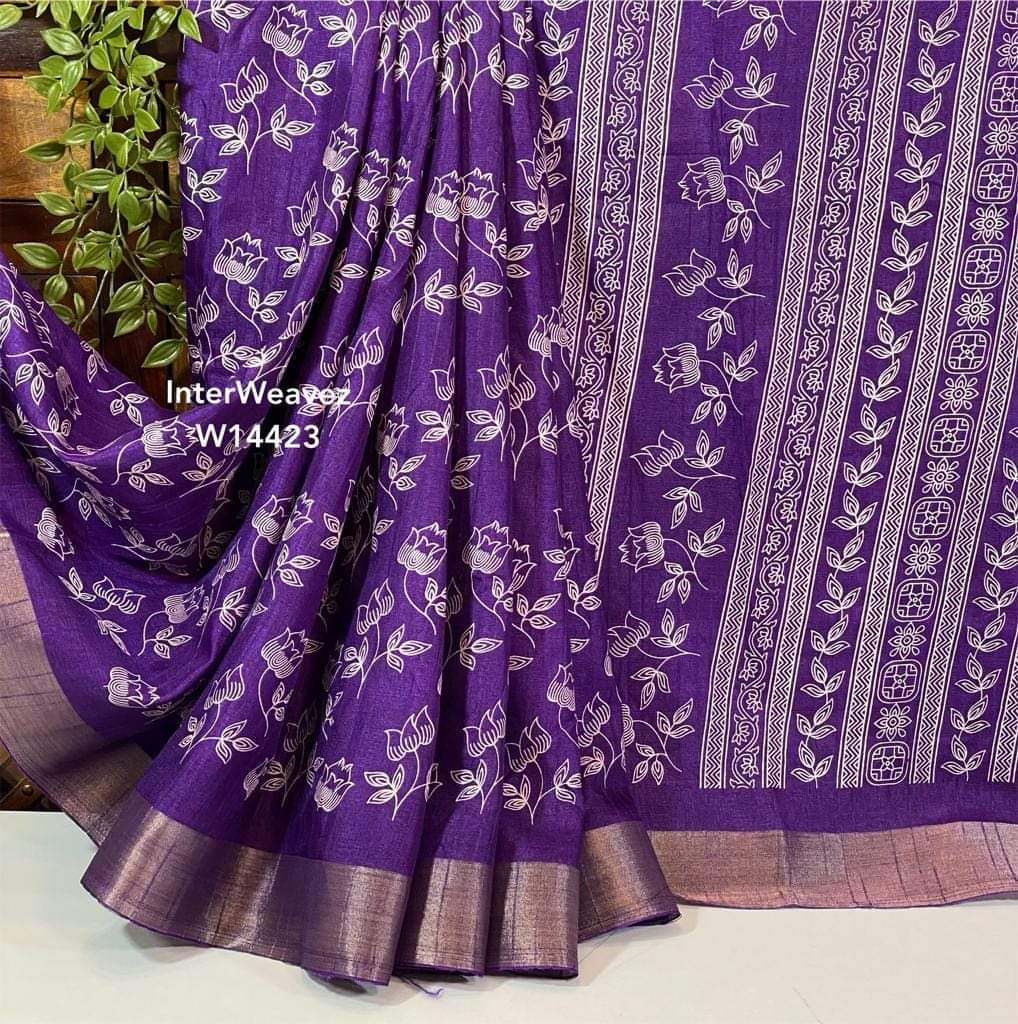 Ratan Dolla Cotton Silk Saree | Shoppers Trend