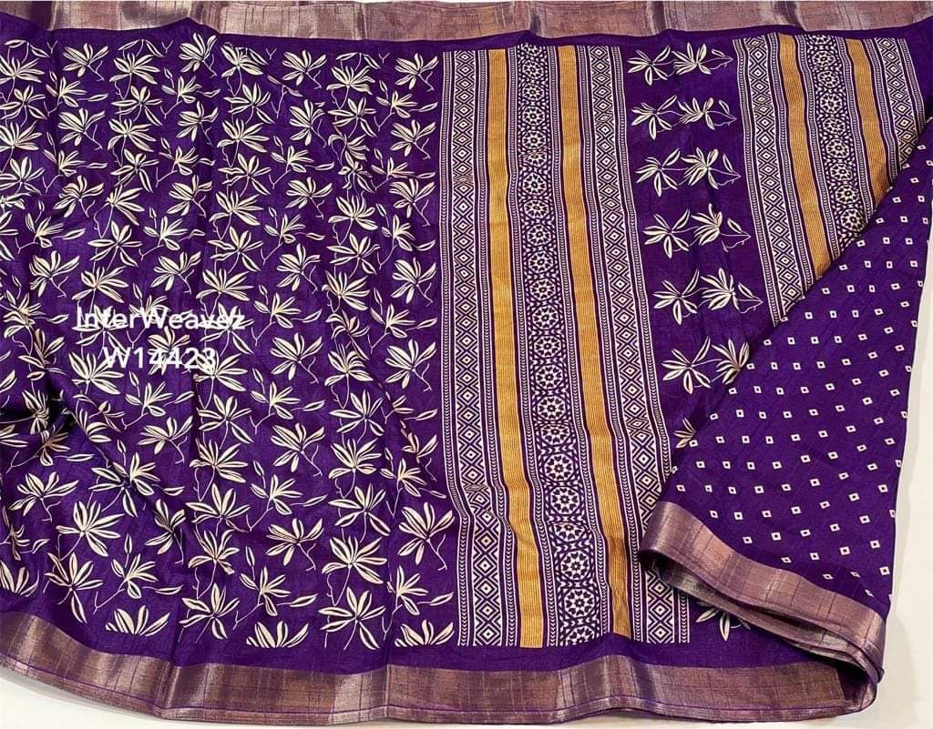 Ratan Dolla Cotton Silk Saree | Shoppers Trend