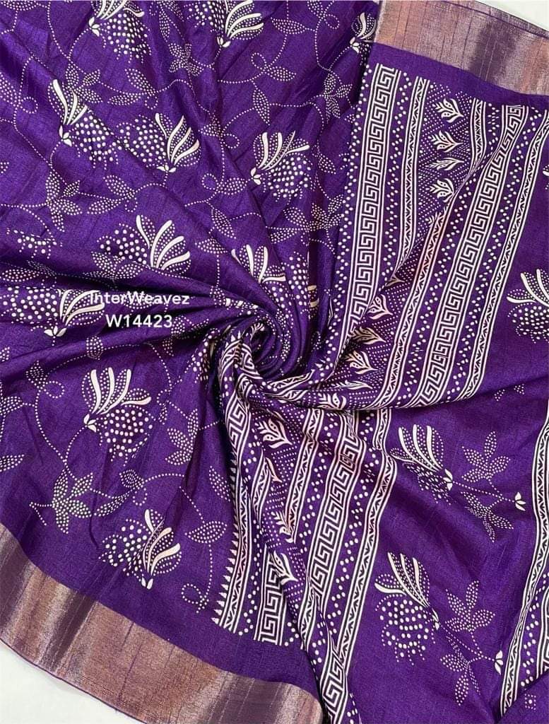 Ratan Dolla Cotton Silk Saree | Shoppers Trend