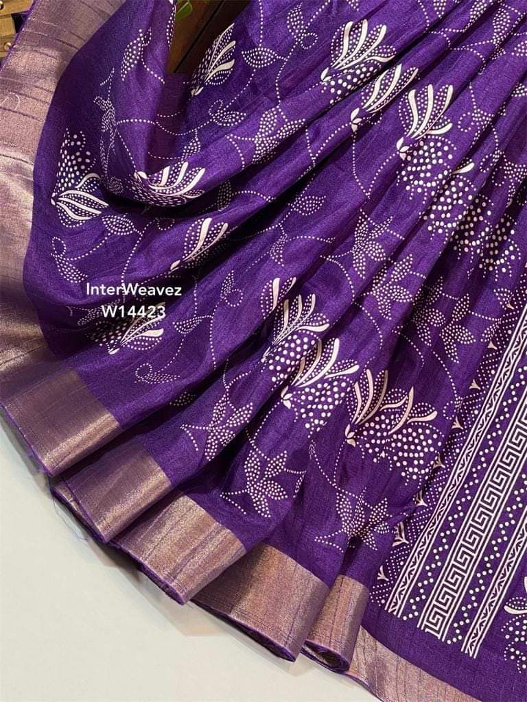 Ratan Dolla Cotton Silk Saree | Shoppers Trend
