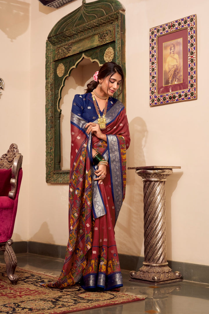 Payal Poly Cotton Saree | Shoppers Trend