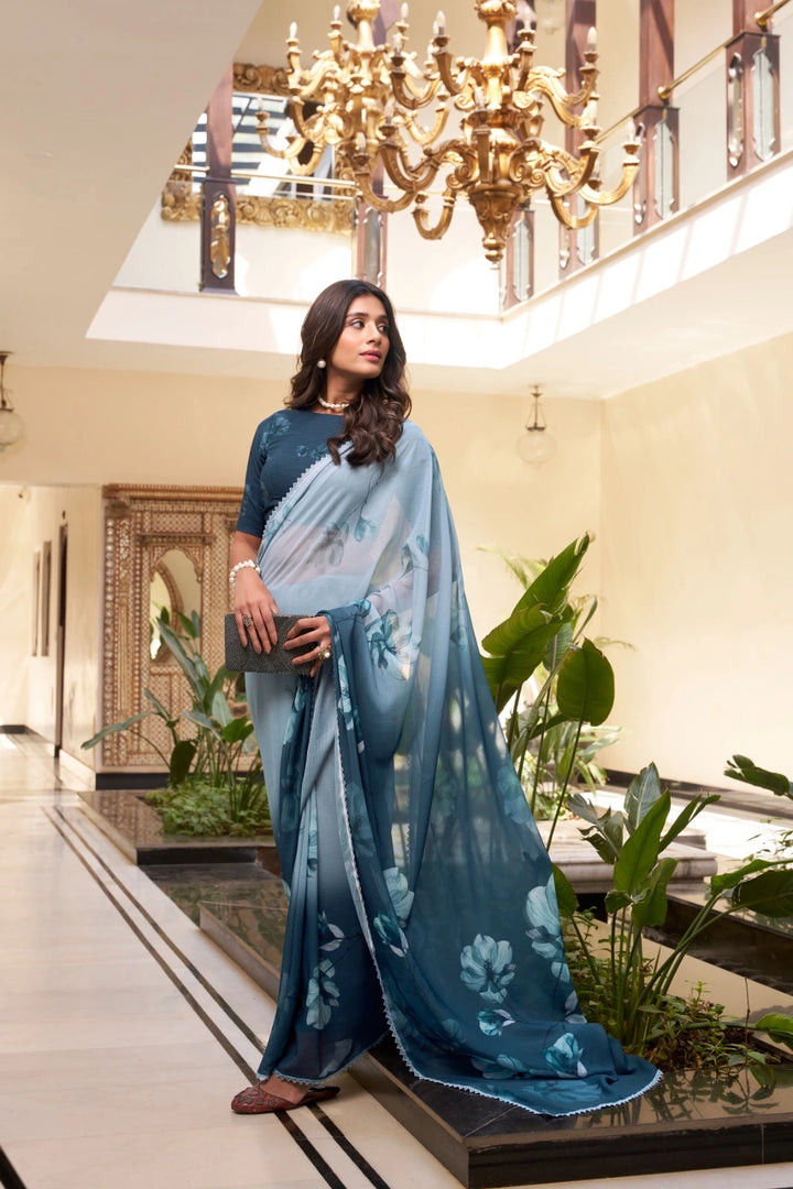 Mishra Weightless Marbal Saree | Shoppers Trend