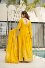 Load image into Gallery viewer, Rekha Faux Blooming Anarkali | Shoppers Trend