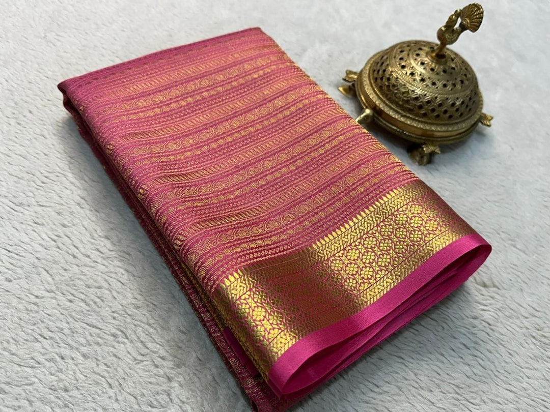 Denisa Pure Mysore Silk Saree | Shoppers Trend