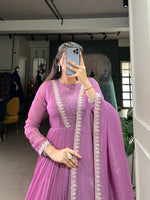 Load image into Gallery viewer, Isha Silver Glory (Crunchy) Anarkali | Shoppers Trend