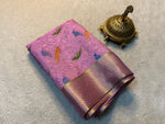 Load image into Gallery viewer, Hetvi Mysore Pinted Silk Saree | Shoppers Trend