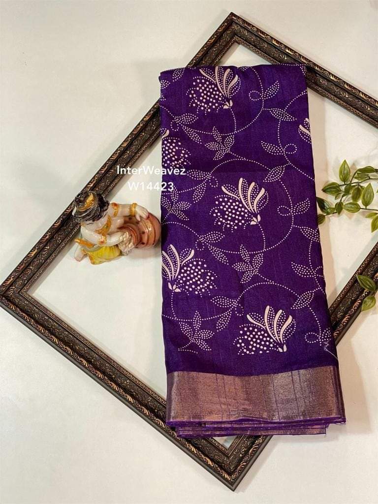 Ratan Dolla Cotton Silk Saree | Shoppers Trend