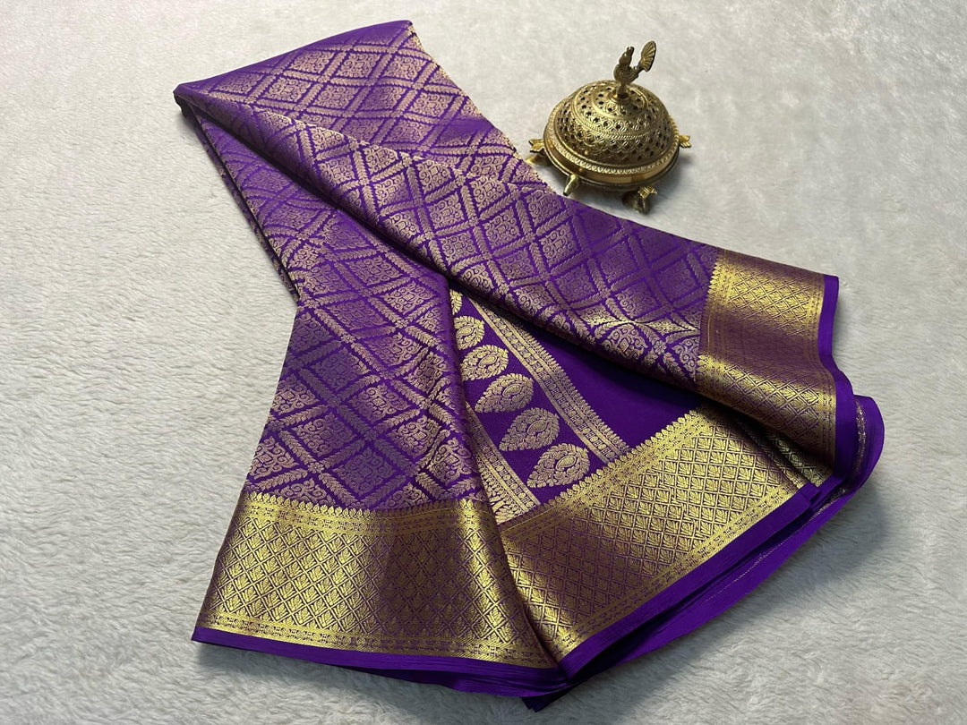 Rutvi Mysore Silk Saree | Shoppers Trend