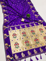 Load image into Gallery viewer, Marina Soft Paithani Silk Saree | Shoppers Trend