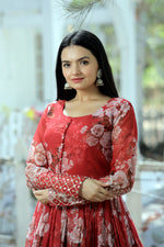 Load image into Gallery viewer, Kriva Faux Georgette Gown | Shoppers Trend