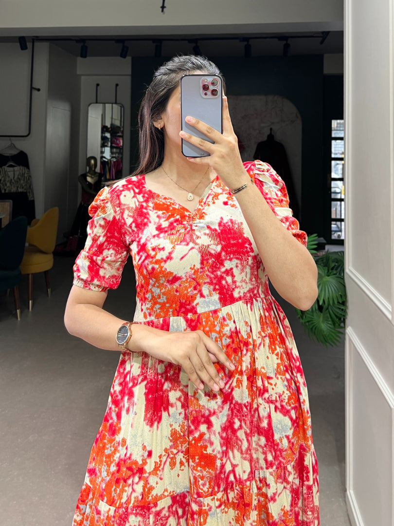 Neha Rayon Dress | Shoppers Trend