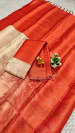 Load image into Gallery viewer, Lakshmi Soft Silk Saree | Shoppers Trend