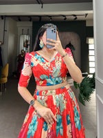 Load image into Gallery viewer, Asin Tussar Silk Dhavani Set / Langa Voni | Shoppers Trend