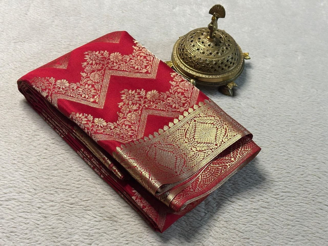 Devanshi  Mysore Silk Saree | Shoppers Trend