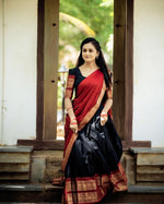 Load image into Gallery viewer, Geetha Govindam Dhavani Set (STICHED ) - Premium DHAVANI from shoppers trend - Just Rs. 999! Shop now at shoppers trend