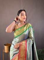 Load image into Gallery viewer, Laxmi Paithani Saree | Shoppers Trend