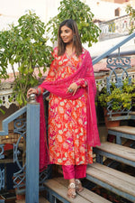 Load image into Gallery viewer, CROSS MY HEART (ANARKALI) - Premium Anarkali from shoppers trend - Just Rs. 1099! Shop now at shoppers trend