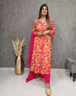 Load image into Gallery viewer, CROSS MY HEART (ANARKALI) - Premium Anarkali from shoppers trend - Just Rs. 1099! Shop now at shoppers trend
