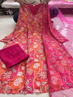 Load image into Gallery viewer, CROSS MY HEART (ANARKALI) - Premium Anarkali from shoppers trend - Just Rs. 1099! Shop now at shoppers trend