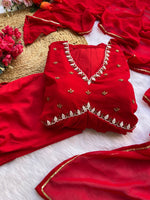 Load image into Gallery viewer, JINGLE BELLS (3 PCS SET) - Premium Anarkali from shoppers trend - Just Rs. 999! Shop now at shoppers trend