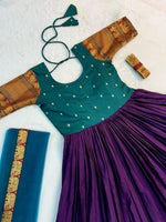 Load image into Gallery viewer, SKY TO THE FOREST (ANARKALI) - Premium Anarkali from shoppers trend - Just Rs. 1099! Shop now at shoppers trend