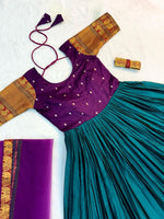 Load image into Gallery viewer, SKY TO THE FOREST (ANARKALI) - Premium Anarkali from shoppers trend - Just Rs. 1099! Shop now at shoppers trend