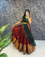 Load image into Gallery viewer, SKY TO THE FOREST (ANARKALI) - Premium Anarkali from shoppers trend - Just Rs. 1099! Shop now at shoppers trend