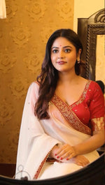 Load image into Gallery viewer, Priyanka Heavy Georgette Saree | Shoppers Trend