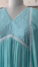 Load image into Gallery viewer, SAMANDAR KI LAHERE ( 3 PIS ) - Premium Anarkali from shoppers trend - Just Rs. 899! Shop now at shoppers trend