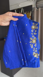Load and play video in Gallery viewer, Sapana Elzara Silk Stitched Blouse | Shoppers Trend
