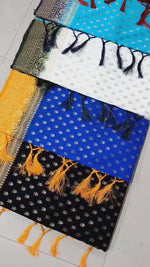 Load and play video in Gallery viewer, Bhumika Viscose Silk Saree | Shoppers Trend