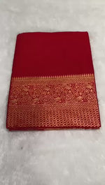 Load and play video in Gallery viewer, Sonali Soft Lichi Silk Saree | Shoppers Trend