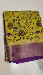 Load and play video in Gallery viewer, Vidhi Dola Silk Saree | Shoppers Trend