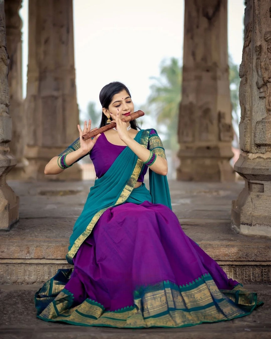 Radha Krishn dhavani set (fully stiched ) - Premium DHAVANI from shoppers trend - Just Rs. 999! Shop now at shoppers trend