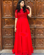 Load image into Gallery viewer, LAAL RANG GOWN SHOPPERS TREND 499 - Premium GOWNS from shoppers trend - Just Rs. 0! Shop now at shoppers trend
