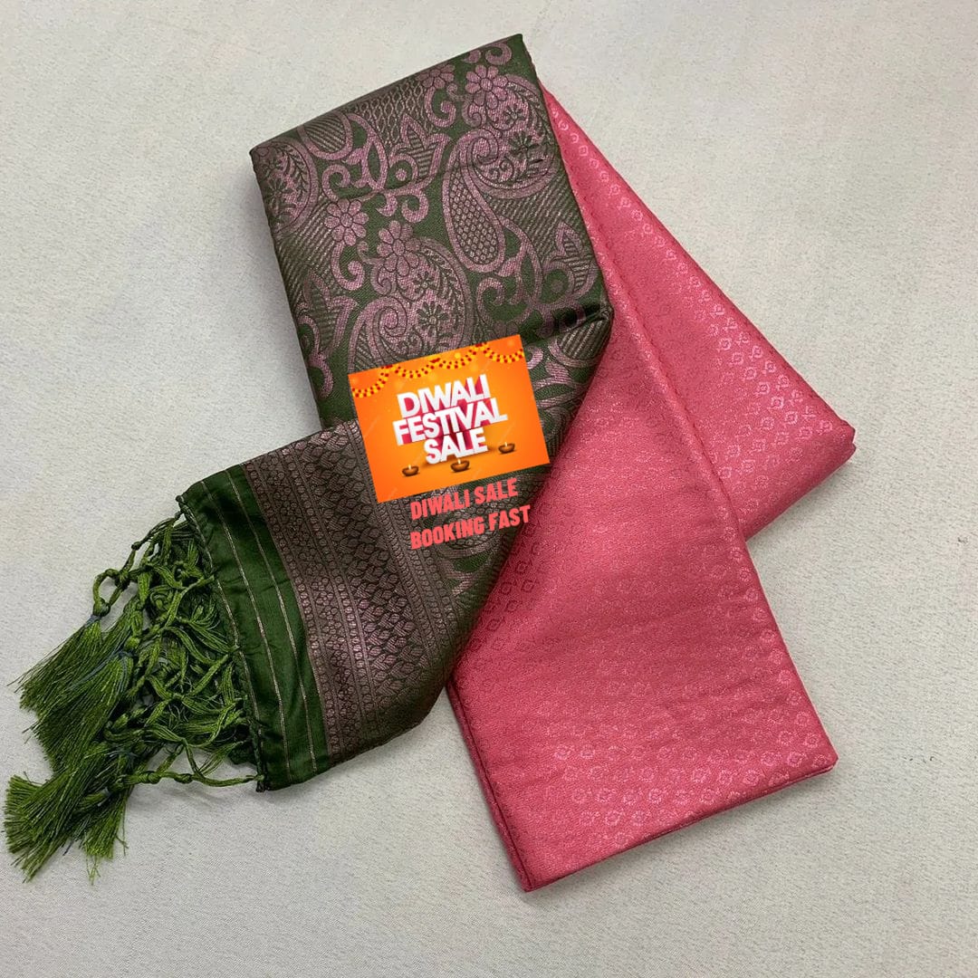 Elevate your ethnic wardrobe with our exquisite Renuka Soft Silk Saree. Crafted from premium soft silk fabric, this 6.3-meter saree features intricate zari weaving that adds a touch of traditional elegance to your ensemble. The luxurious texture drapes beautifully while maintaining comfort throughout extended wear.