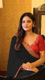 Load image into Gallery viewer, Priyanka Heavy Georgette  Saree | Shoppers Trend
