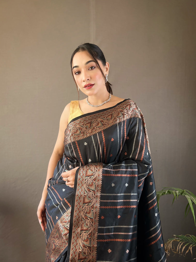 Goral Silk Saree | Shoppers Trend
