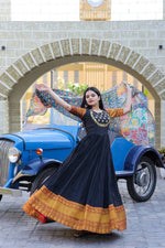 Load image into Gallery viewer, Karuna Silk With Jacquard Weaving Anarkali | Shoppers Trend
