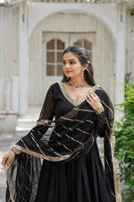 Load image into Gallery viewer, Reshma Faux Blooming Anarkali | Shoppers Trend
