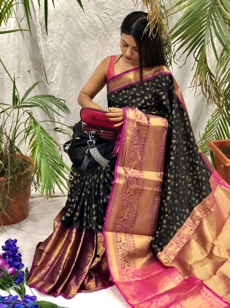 Tulasi Soft Kanjivaram Silk Saree | Shoppers Trend