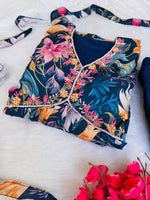 Load image into Gallery viewer, BLURRY BLUE (ANARKALI SET) - Premium Anarkali from shoppers trend - Just Rs. 999! Shop now at shoppers trend
