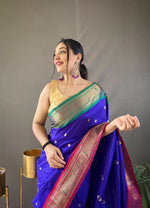 Load image into Gallery viewer, Laxmi Paithani Saree | Shoppers Trend
