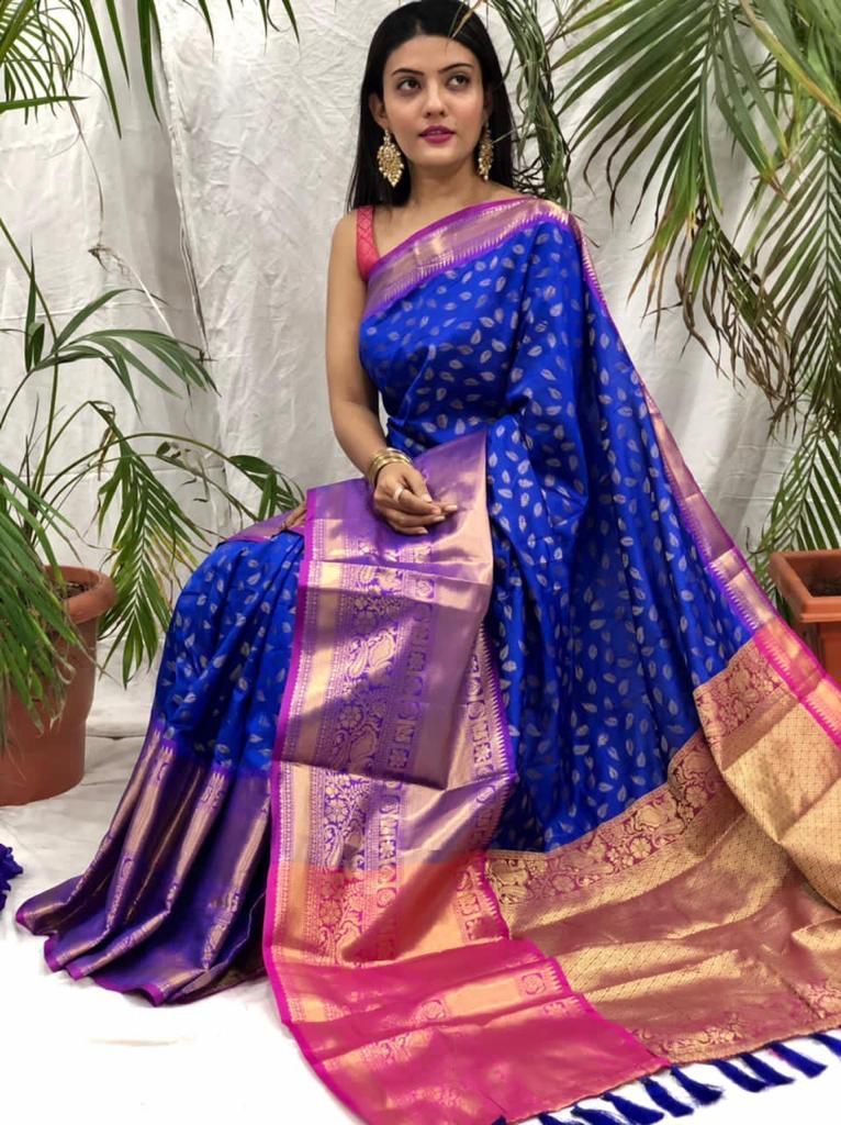 Tulasi Soft Kanjivaram Silk Saree | Shoppers Trend