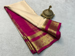 Load image into Gallery viewer, Kemi Pure Semi Crepe Mysore Silk Saree | Shoppers Trend
