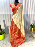 Load image into Gallery viewer, Anjali Pure Soft Paithani Silk Saree | Shoppers Trend
