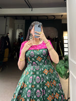 Load image into Gallery viewer, Pooja Jacquard Silk Gown | Shoppers Trend
