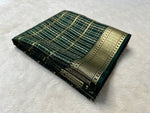 Load image into Gallery viewer, Real Mysore silks are crafted exclusively from high-quality mulberry silk, known for its exceptional softness, smooth texture, and subtle warmth when held against your skin. Imitations might use other fabrics like art silk, which can feel rough or stiff.
