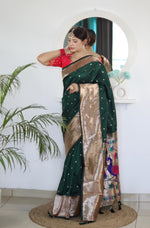 Load image into Gallery viewer, Radhi Soft Pethani Silk Saree | Shoppers Trend
